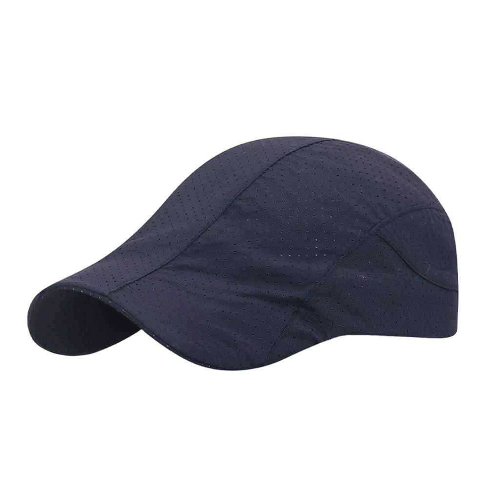 Fashion Summer Beret Hat Mesh Breathable Quick-Drying Sun Cap Retro Casual Baseball Cap Men Women
