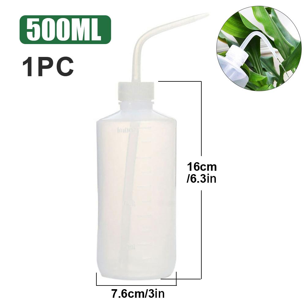 500ml Nozzle Squeeze Bottle Watering Bottle Long Curved Surface Indoor Small Flowerpot Succulent Special Plant Flower Watering
