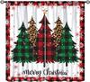 Kids Christmas Nutcracker Curtain Soldier Model Merry Xmas Window Treatments For Bedroom Living Room Snowflakes Winter Reddrapes