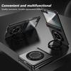 Flip7 Magnetic Rotating Ring Holder Cover for Samsung Galaxy Z Flip 7 Fe 6 5 4 3 Phone Case with Hinge Protection Tempered Film