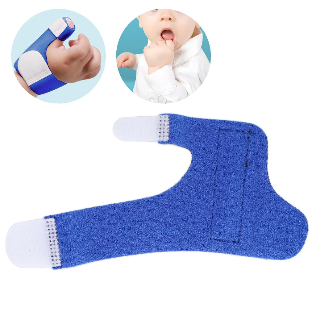 Baby Finger Guard Soft Thumb Fixation Stabilizer Infant Thumb Support Brace Blue