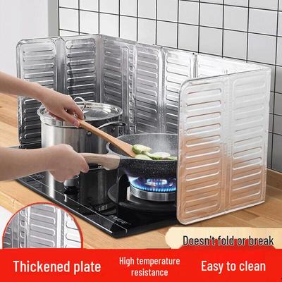 Thickened Stainless Steel Kitchen Splatter Guard
