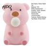 Pig Squeeze Toy Bubble Blowing Stress Relief Cartoon Sensory Soft Stretchy Animal Shape Home Office Desk
