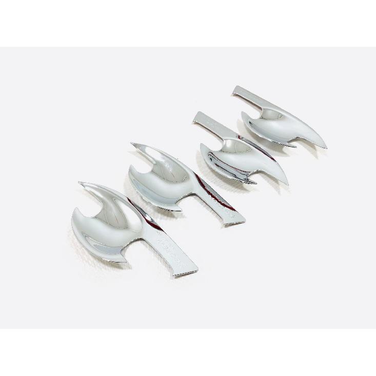 Exterior Door Handles Cover For Mazda 3 Axela  Auto Accessories Chrome Handle Bowl Car Styling Sticker Protector