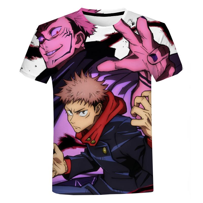 

Y2K Одежда Jujutsu Kaisen футболка с 3D принтом для мужчин, новая летняя футболка с рисунком аниме Satoru Gojo, модные футболки в стиле Харадзюку