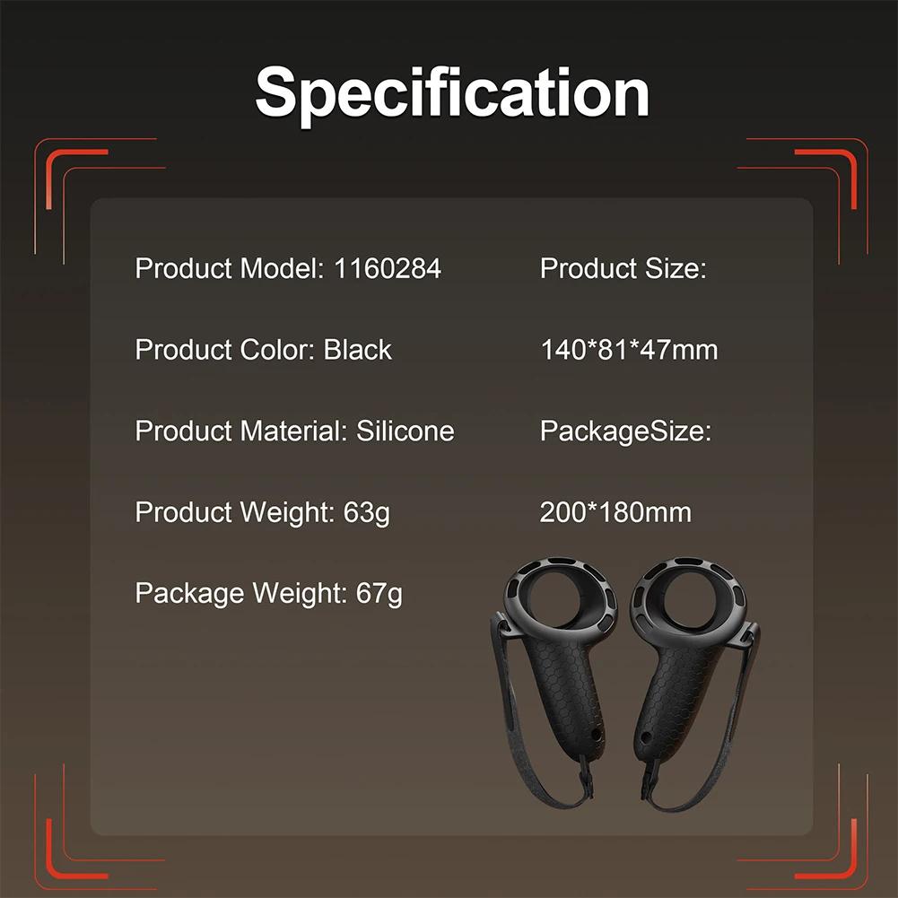 Silicone Controller Extended Grips Cover Non-Slip Grips Cover Controllers Protector for Meta Quest 3S/Quest 3 VR Accessories