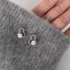 Super Flash Zircon Pearl Gourd Stud Earrings New Chinese Fashion Simple Versatile Earrings Earrings