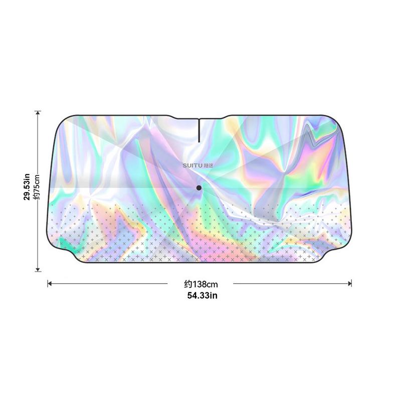 Sun Shade For Windshield Windshield Sun Shades Sunshades For Car Sun Cover For Car Windshield Foldable Automotive Windshield