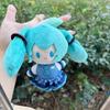 Cute Hatsune Miku Plush Keychain Kawaii Bag Pendant Soft Stuff Accessories For Birthday Gift