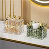 Desktop Diamond Grain Cosmetic Storage Box Multifunction Storage Organizer Supplies Teenager Girl Makeup Lipstick