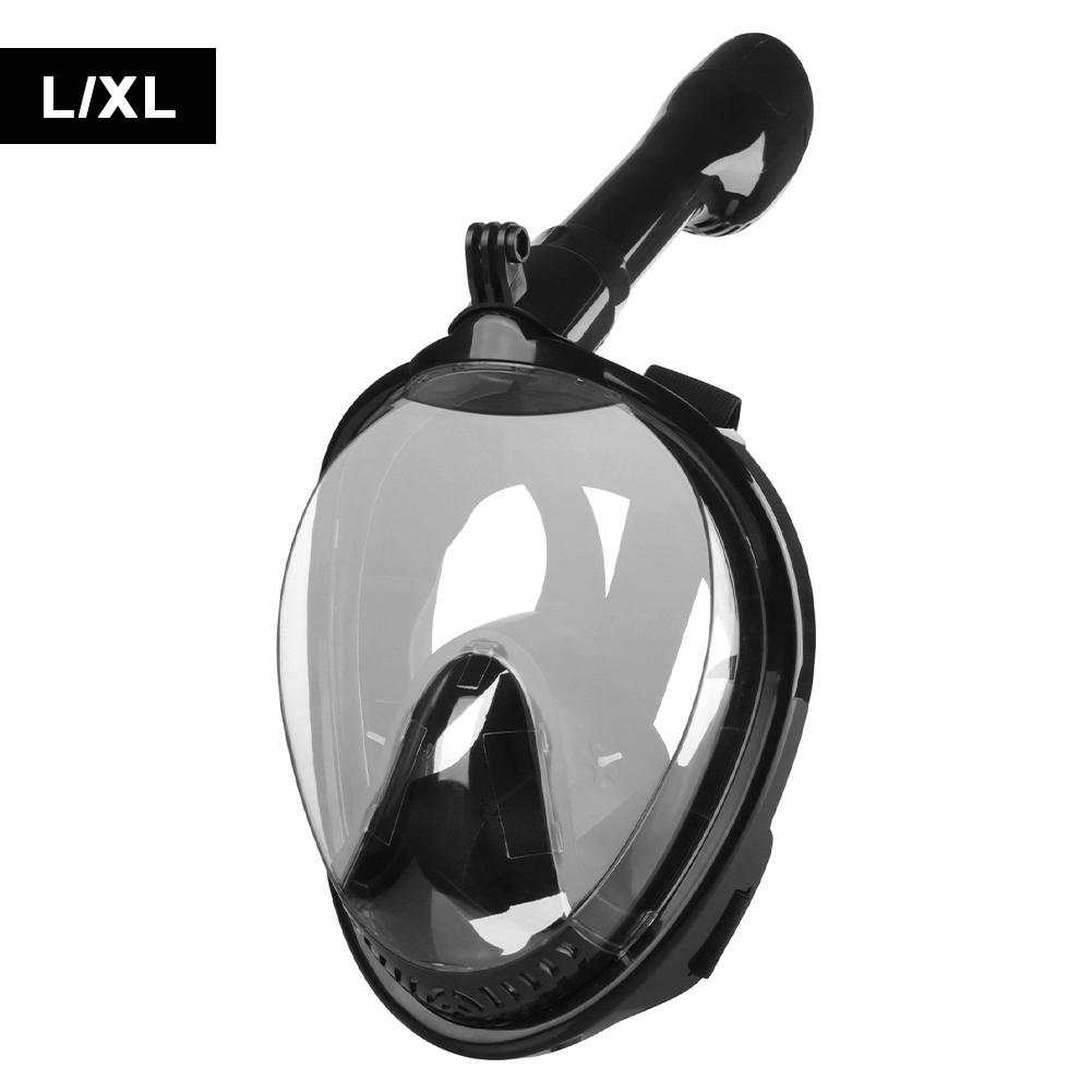 Full Dry Snorkel Mask For Adult Silicone Full Face Anti-Fog Panoramic View Diving Mask for Snorkeling Gear-M4