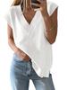 Women's Oversized V Neck Sweater Vest Sleeveless Ribbed Knit Loose Fit Top