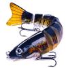 12.8cm-18g Multi-Jointed Bionic Minnow Sinking Lure for Sea Fishing Tackle.