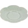 Guanlan Six-Petal Ceramic Teapot Stand & Snack Plate