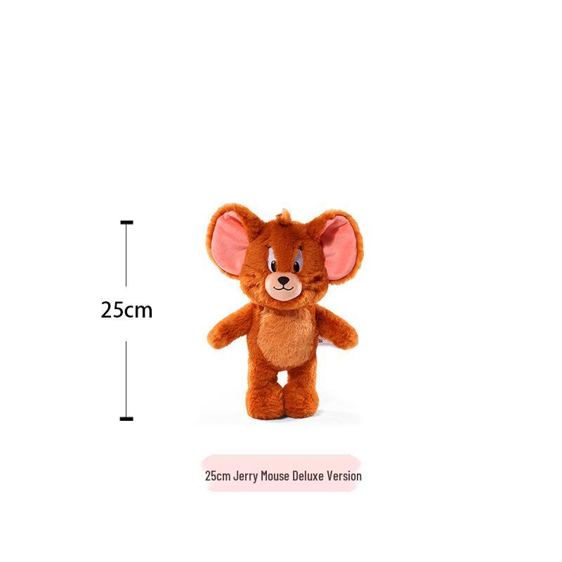 Tom and Jerry Plush Toy Set: Tom Cat Doll & Jerry Mouse Pillow