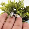 Green Amethyst Gemstone Ring, 925 Solid Sterling Silver Ring, Handmade Dainty Jewelry, Gift For Mother Day
