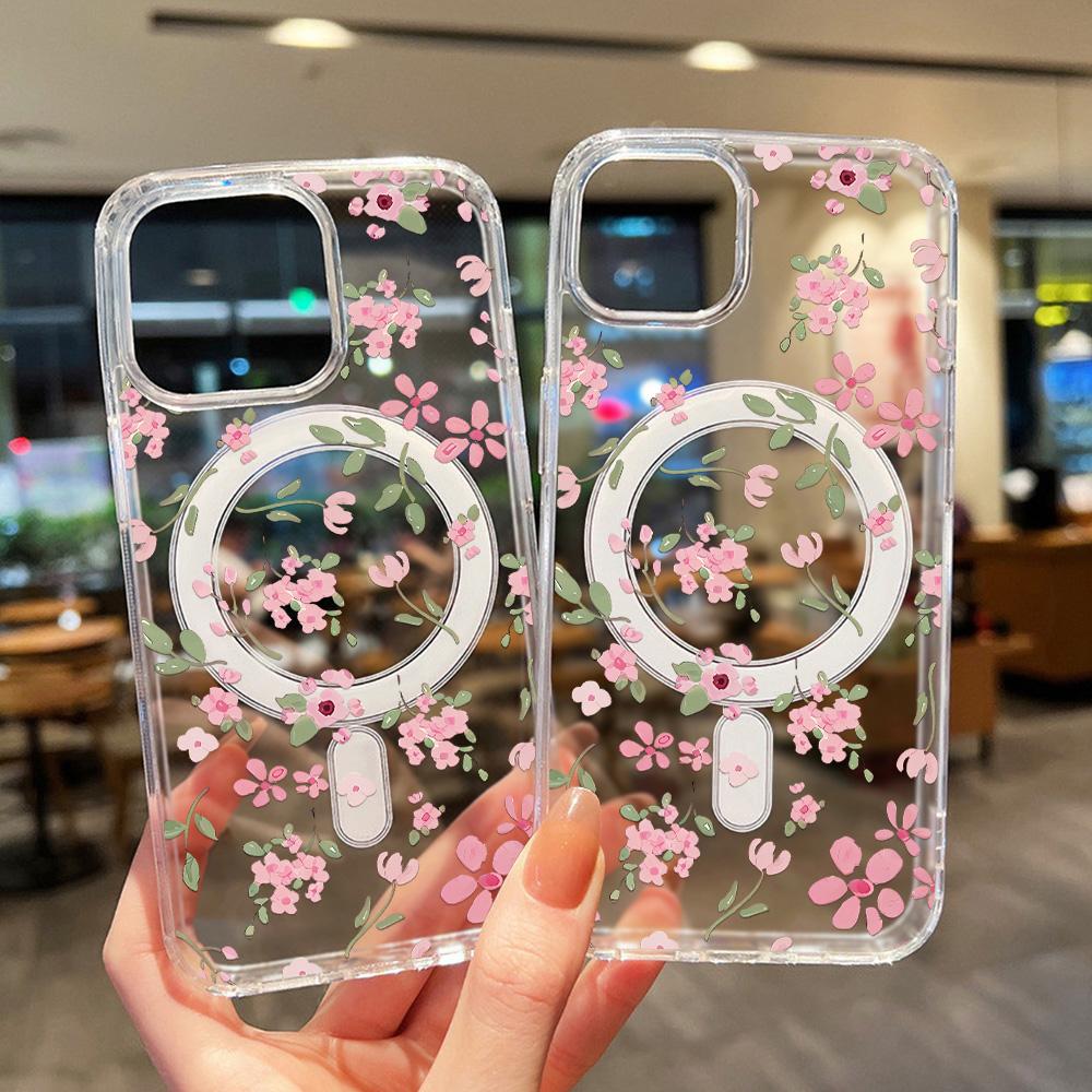 Magnetic Phone Case for iPhone 12 14 16 17 Pro 17 16 15 14 13 12 Pro Max  12 13 14 15  16 High Quality Shockproof Shell Full Protection Cute Style