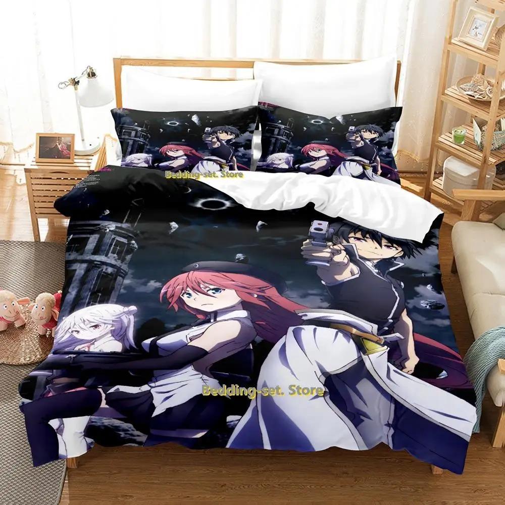 New Lilith Asami Trinity Seven Bedding Set Single Twin Full Queen King Size Bed Set Adult Kid Bedroom Duvetcover Sets Anime Bed