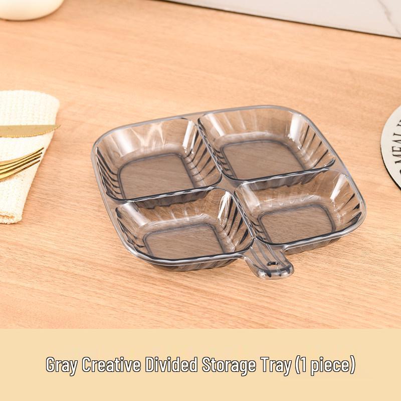 Ginger Garlic Kitchen Tray: Multi-Functional Meal, Storage, and Seasoning Plate