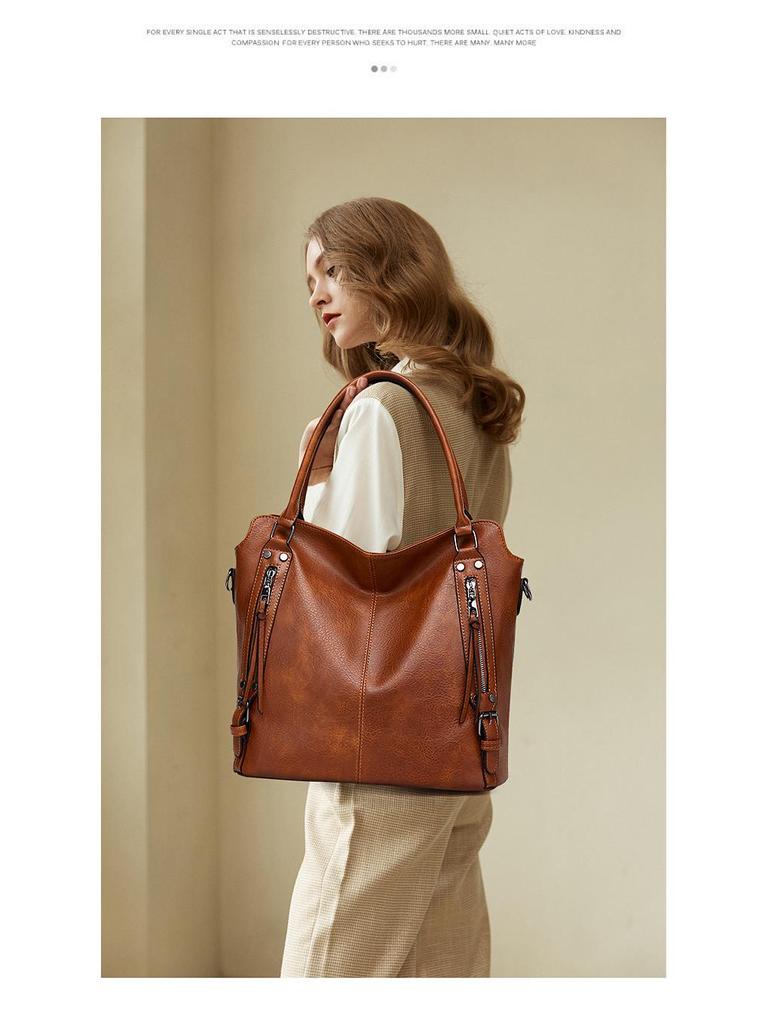 Women's Large Capacity Spring/Summer 2024 Versatile Shoulder & Crossbody Tote Bag