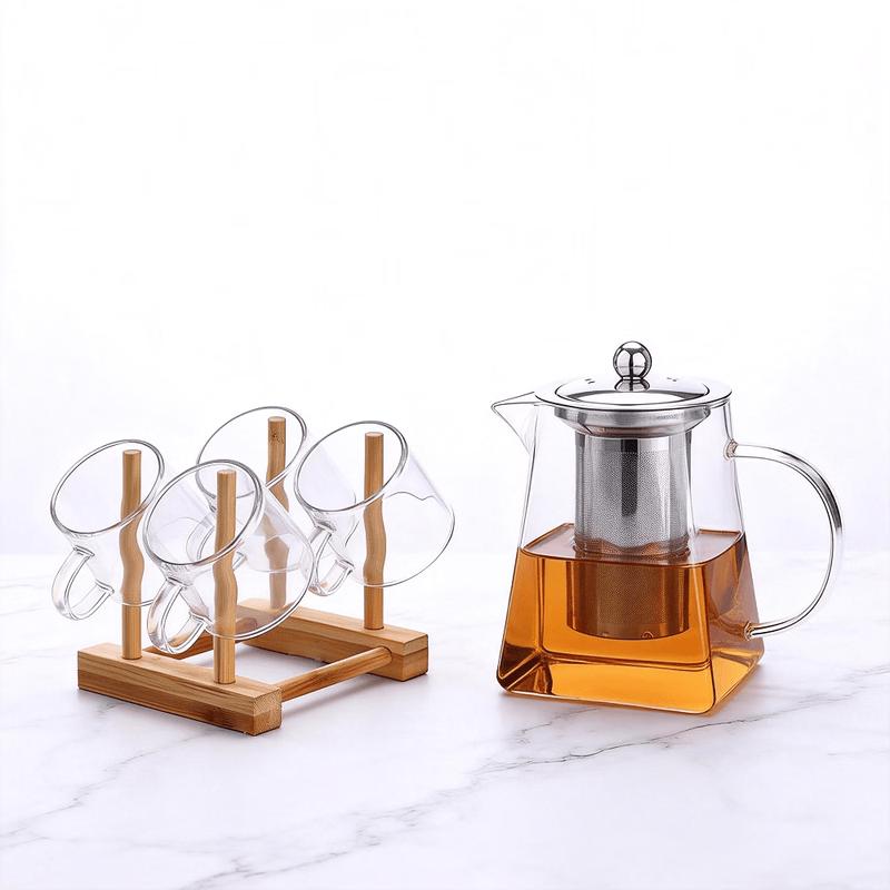 Youluo Thickened Heat-Resistant Glass Tea Infuser Cup