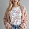 Floral Wildflower T-Shirt: Inspirational Nature Lover Tee