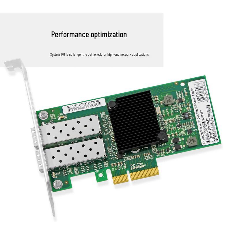 LR-LINK Gigabit PCIe Server Fiber Optic Network Card (CN Version)