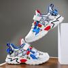 Beliebte Jungen Sportschuhe Schulkinder kleine weiße Schuhe 2025 neu Mittelschulkinder Freizeit Papa Schüler