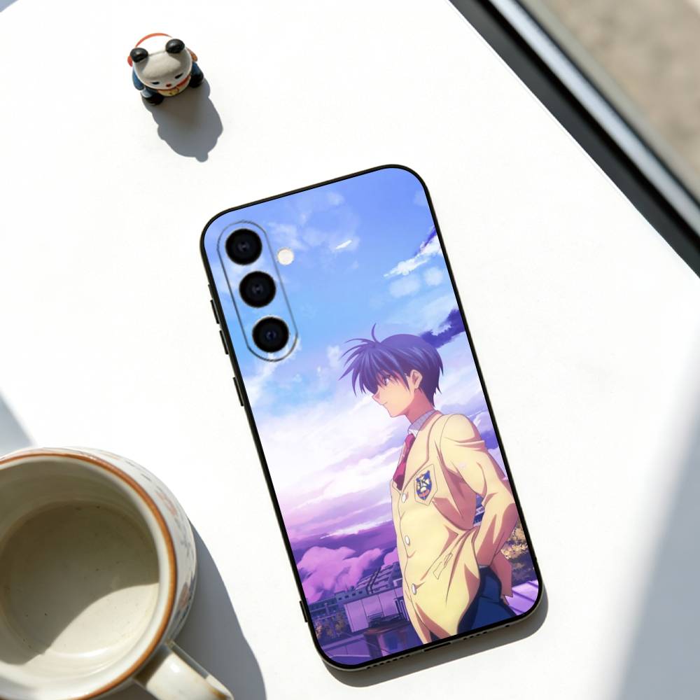 CLANNAD Phone Case For Samsung Galaxy A73,A72,A71,A70,A53,A52,A51,Others Soft Black Cover