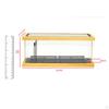1/64 Diorama Parking Lot Scene Model Acrylic Display Case, Mini Car Garage Layout Landscape, Office