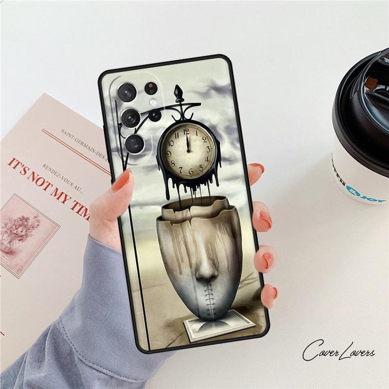Salvador Dali Art phone case For Samsung Galaxy S24 S25 S23 S22 Ultra Note 10 20 Plus S20 S21 FE Cover