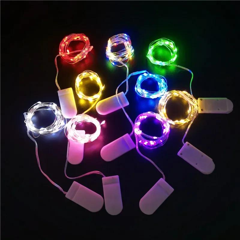 5Pcs 10Pcs LED String Lights Waterproof Led Copper Wire Fairy Lights Battery Operated Wedding Party Christmas Decoration Lights