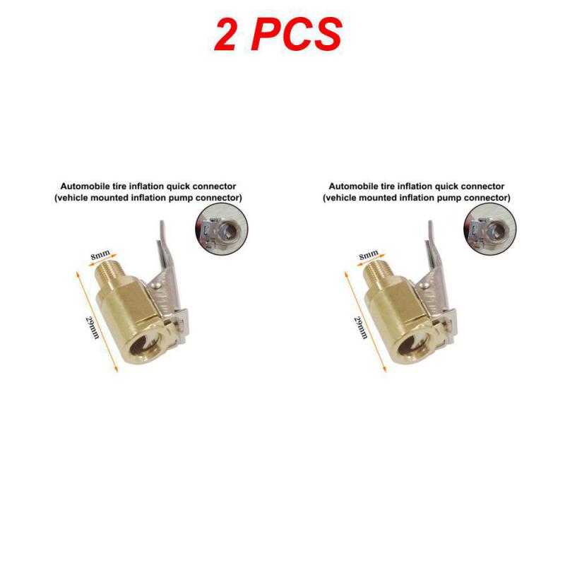 1/2/3 STÜCKE Aufblasbarer Schlauchclip Luftdüse Langlebig Tragbar Kupfer Autozubehör Aufblasbarer Clip Universell