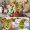1.5ft Bendable Christmas Tree 18' Mini Artificial Desktop Tree with LED Lights & Ornaments (Lime Green)