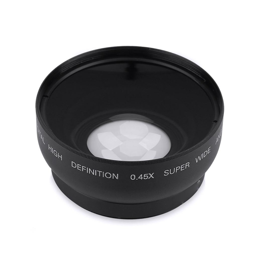 52mm 0.45X Wide Angle Universal Conversion Macro Lens for DSLRS and Digital Cameras