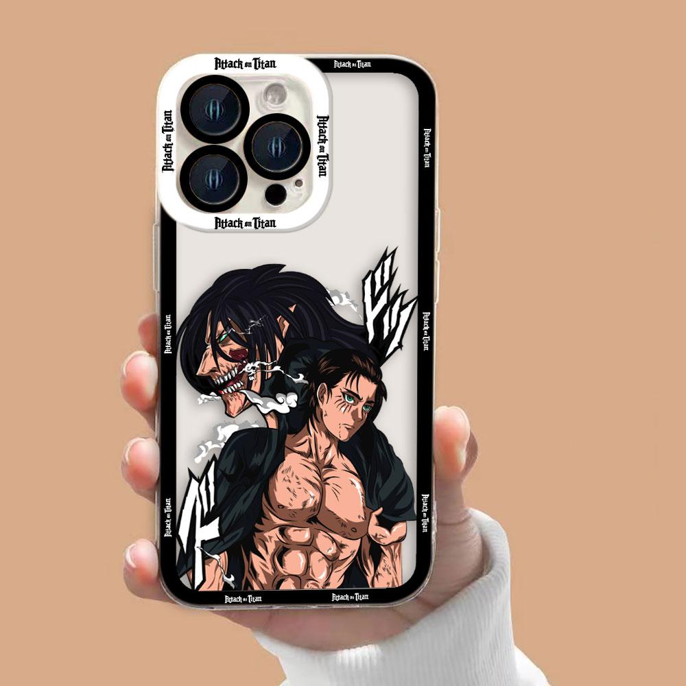 A-Attack On Titan Allen Clear Phone Case For VIVO S1 V20 V21 V21E V23 V23E V25 V27 V27E V29E V30E V30 V40 V50 V60 Case Cover