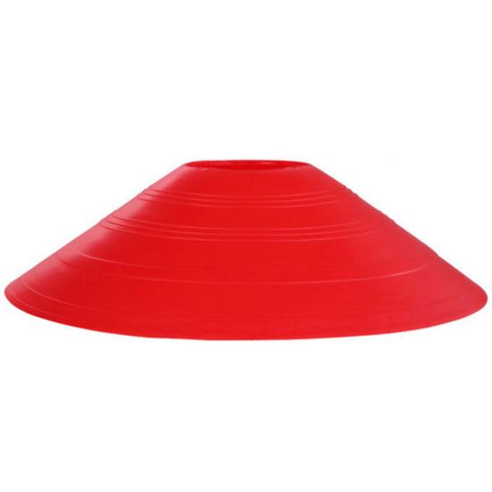 Disc Cones Soccer Football Rugby Sports Coaching Training Agility Field Marking красный