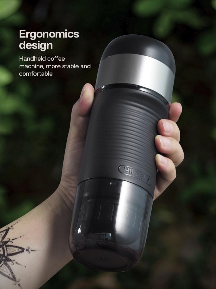 HiBREW Portable Coffee Machine H4A for Car & Home 3-in-1 Expresso Coffee Maker 80W 12V Car Coffee Maker
