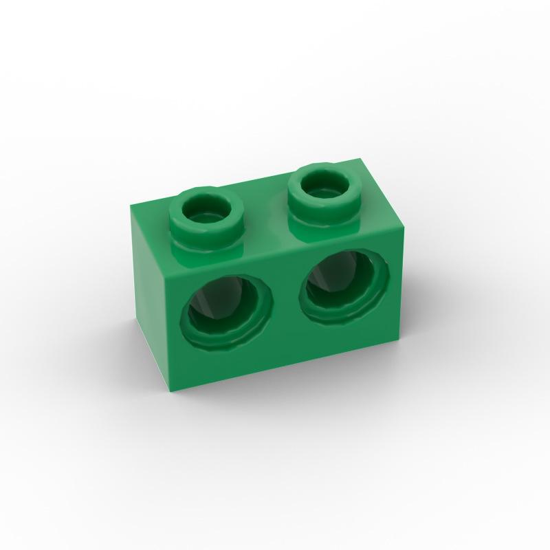 80pcs 32000 Brick 1x2 with Holes Building Block MOC Parts Creative Toys Compatible All Brand Technology Brick