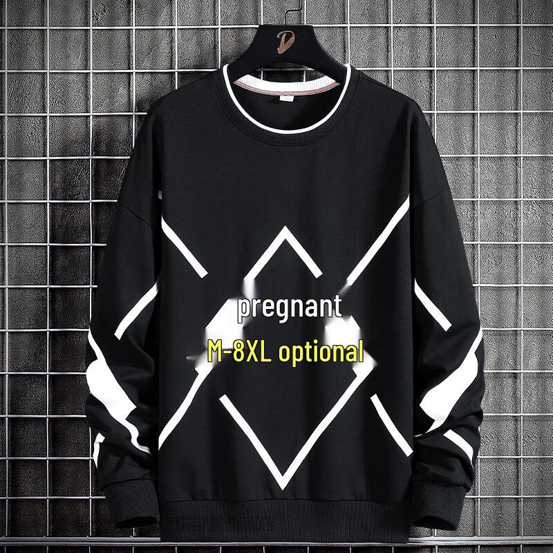 

Men s Trendy Plus Size Round Neck Long Sleeve Sweatshirt 5XL