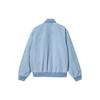 Carhartt WIP OG Santa Fe Jacket Classic Solid Color Lapel Zipper Unisex Jacket Blue i030288-1hf-fh