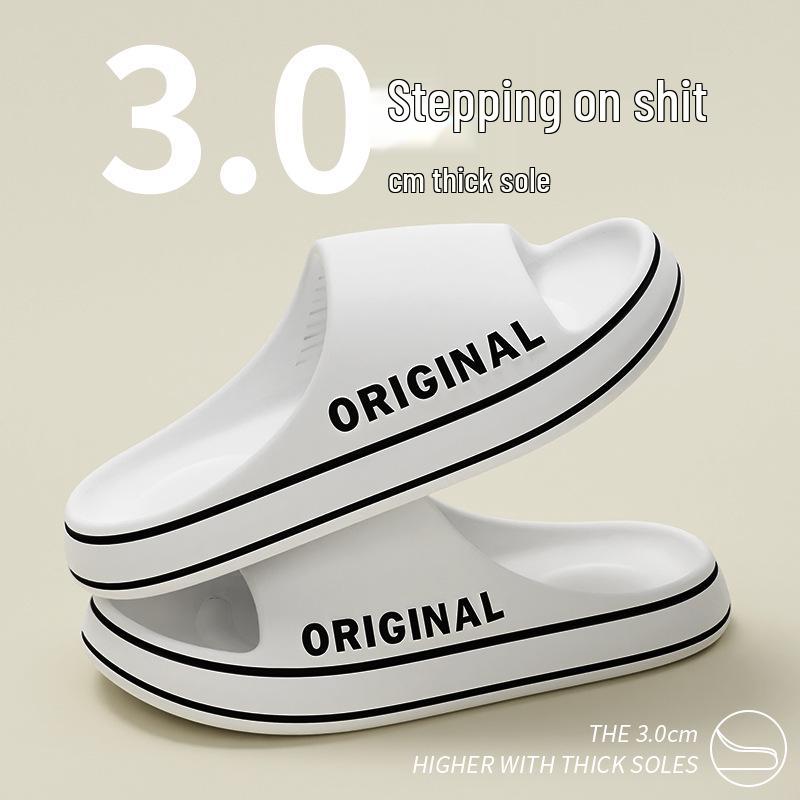 Pánské letní protiskluzové pohodlné pantofle se silnou podrážkou