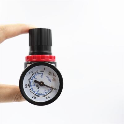 1 szt. 1/4 "filtr sprężarki powietrza separator oleju wodnego Regulator AR2000 uzdatnianie powietrza może być używany ze złączami węży serii PC/PT