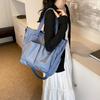 Large Capacity Women's Bag Leisure 2025 New Tote Bag Korean Version Simple Trend Personalized Fashion Beautiful Shoulder Bag