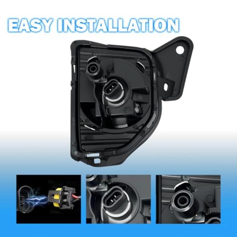 Fog Lights Compatible with 2014-2018 Toyota Hiace Bumper Driving Fog Lamps Assemblies with Switch and Wiring Harness