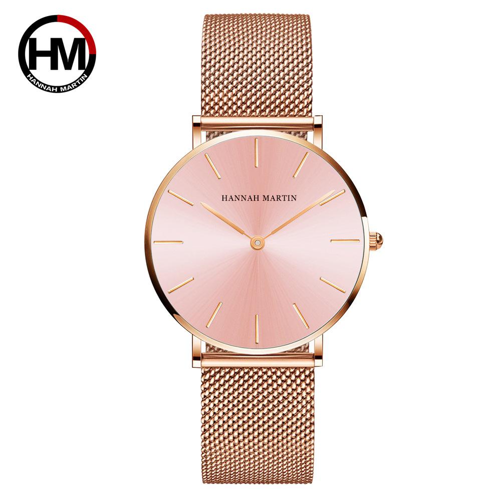 HANNAH MARTIN 36mm Ice Blue Women's Bauhaus Watch