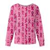 Women Long Sleeve Pattern Tops Pocket Working Stand-up Collar Single-breasted Protective Overalls Jacket Top Christmas