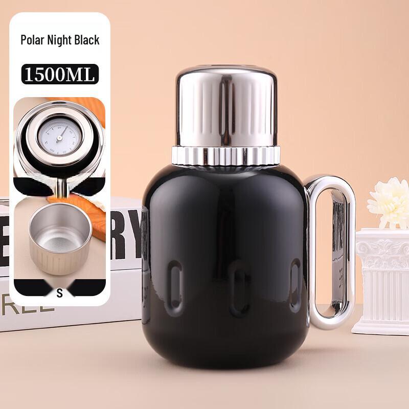 ZISIZ Large Capacity Insulated Tea & Water Flask