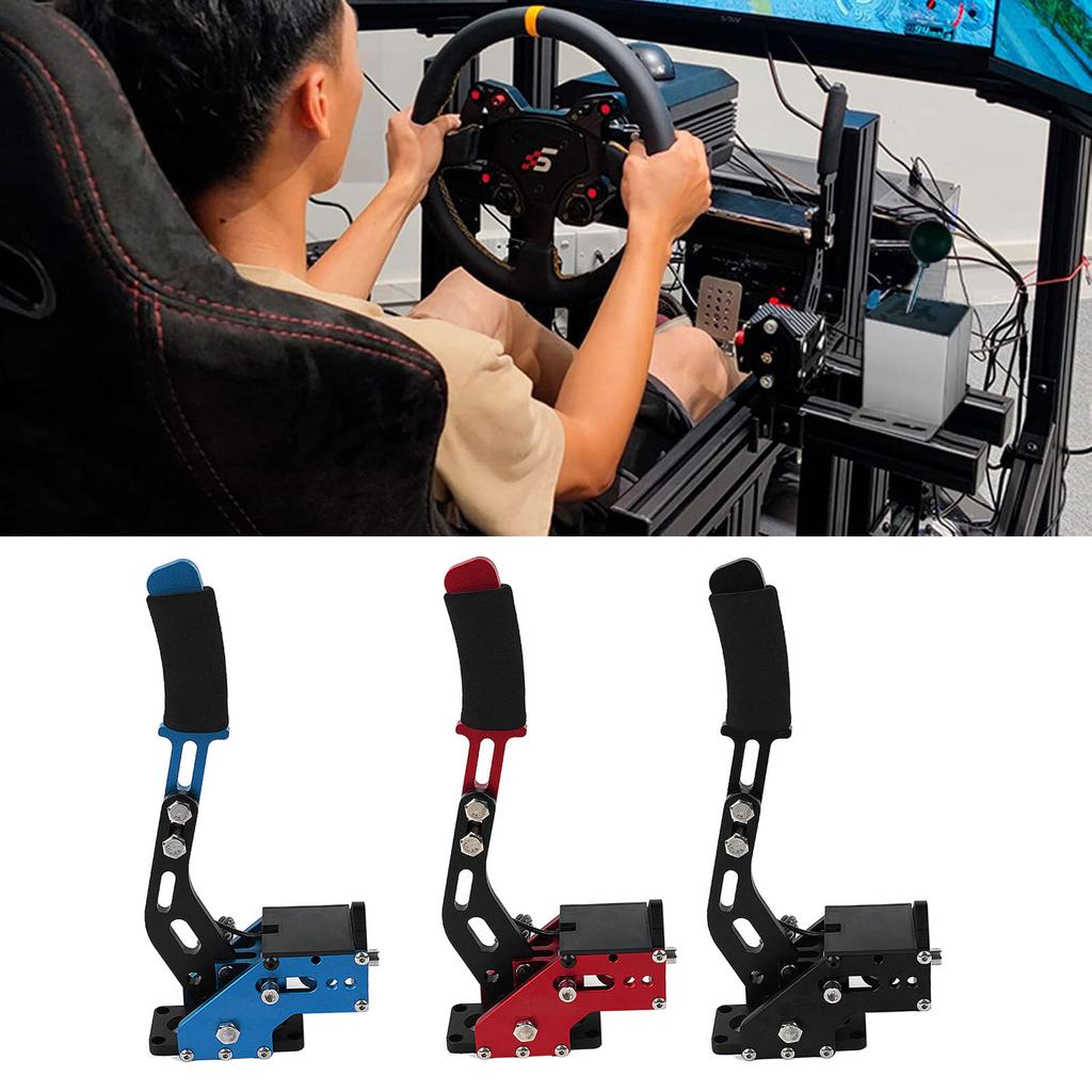 Racing Simulator Handbrake Gen 4 Featuring Adjustable Design and Non Slip Joystick for Gamers Drift & Rally Enthusiasts