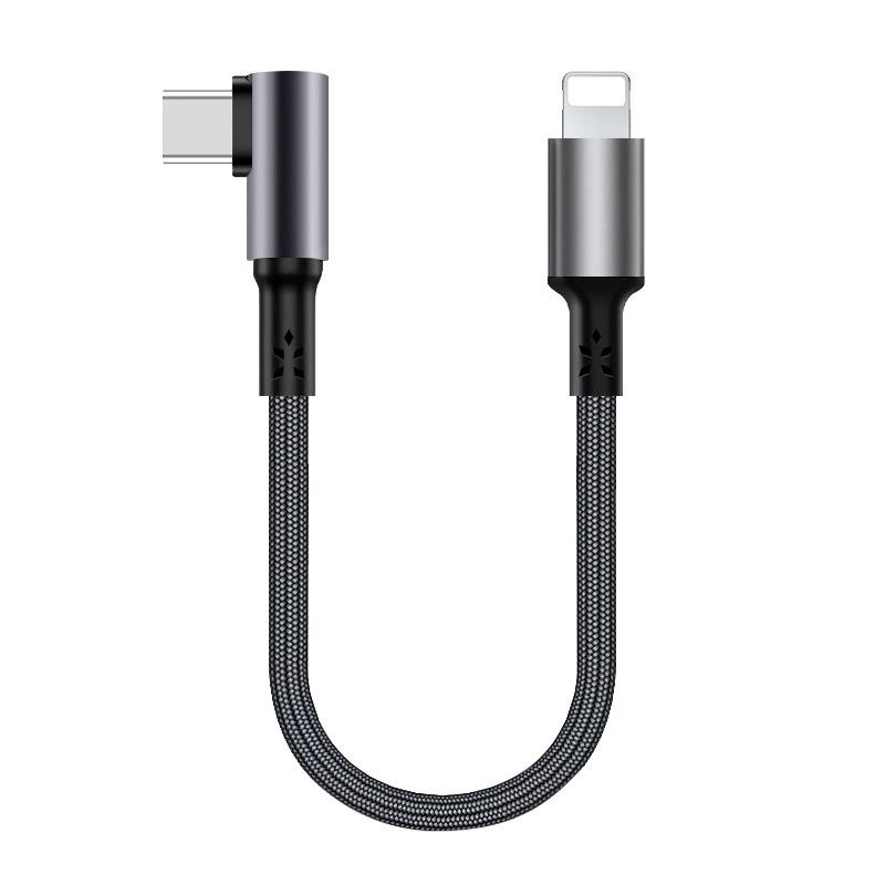 0.25/0.5m Short Double Type-C Data Cable for Huawei & Apple iPhone - PD Fast Charging.